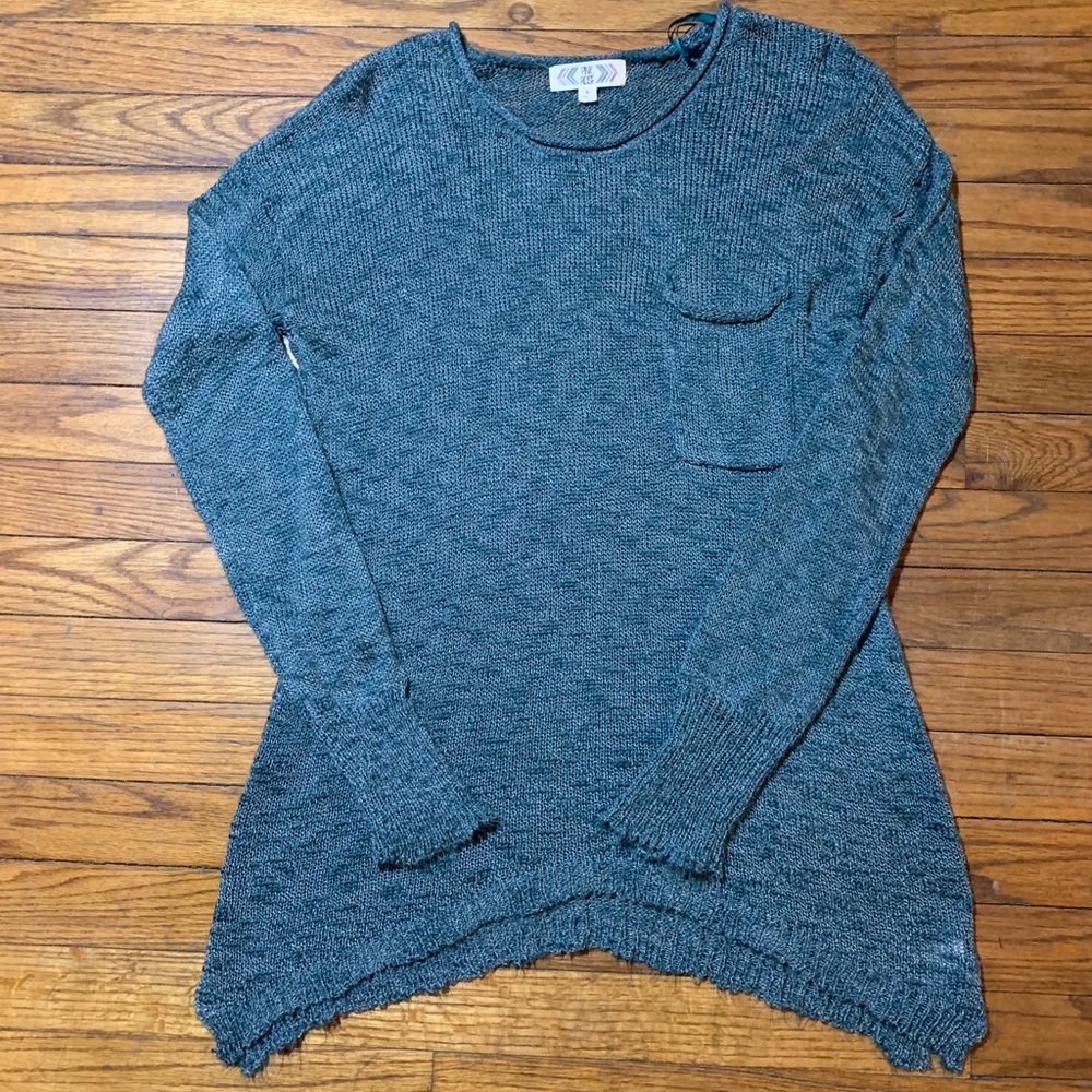 Teal sweater